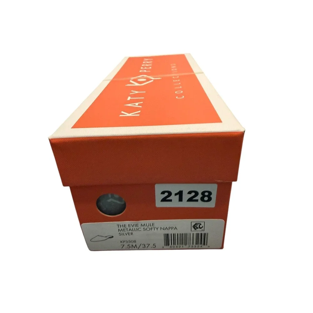 Katy‎ Perry The Evie Mule Metallic Silver 7.5 NIB - Picture 14 of 14